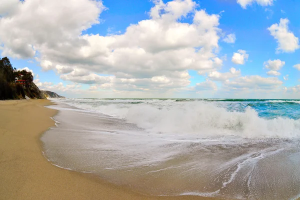 Paisagem marinha em outubro — Fotografia de Stock