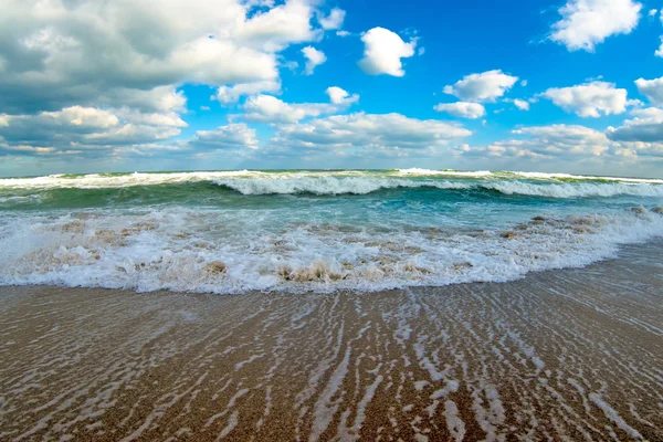 Outono tempestade no mar — Fotografia de Stock