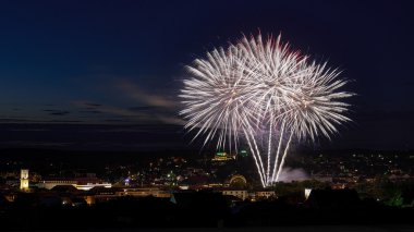 Feuerwerk in Ansbach clipart