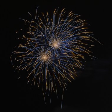 Sonucu feuerwerk yakın çekim