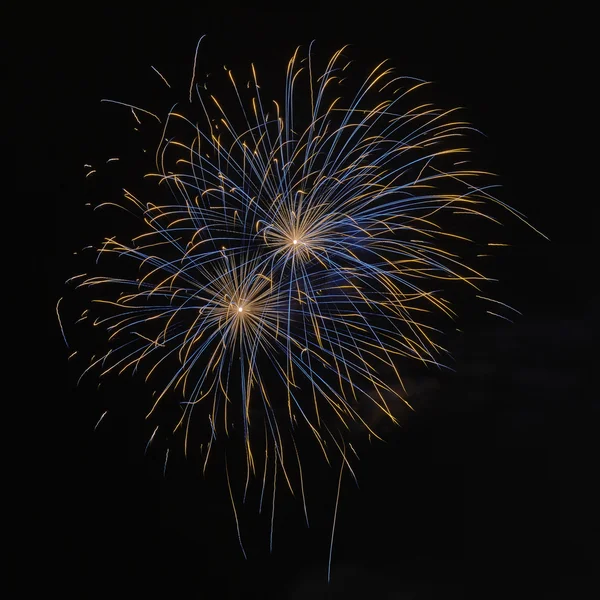Feuerwerk aus nächster Nähe — Stockfoto
