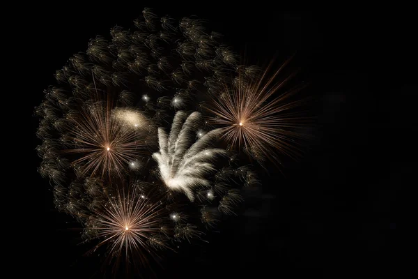 Feuerwerk aus nächster Nähe — Stockfoto