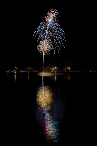 Feuerwerk 암시 로열티 프리 스톡 사진