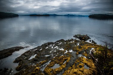 Ketchikan Alaska kıyı şeridi