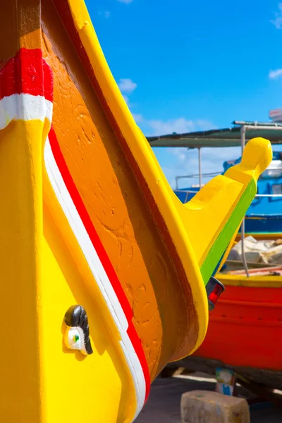 Colores del maltés Dghajsa — Foto de Stock