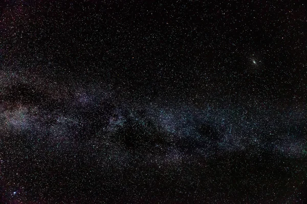 Andromeda Galaxy & Milky Way — Stock Photo, Image