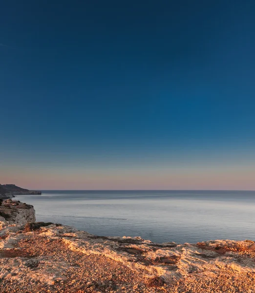 Východ slunce v okamžiku Majjistral — Stock fotografie