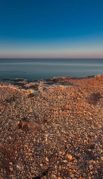 Majjistral noktası güneş doğarken — Stok fotoğraf