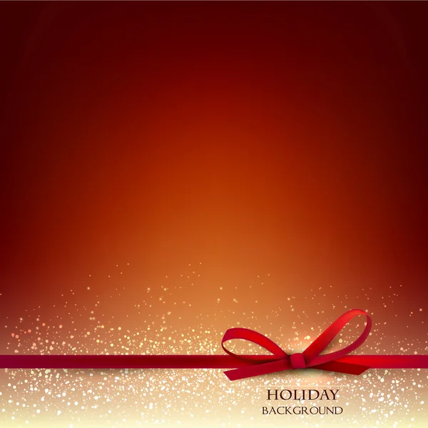 Elégant fond rouge de Noël — Image vectorielle