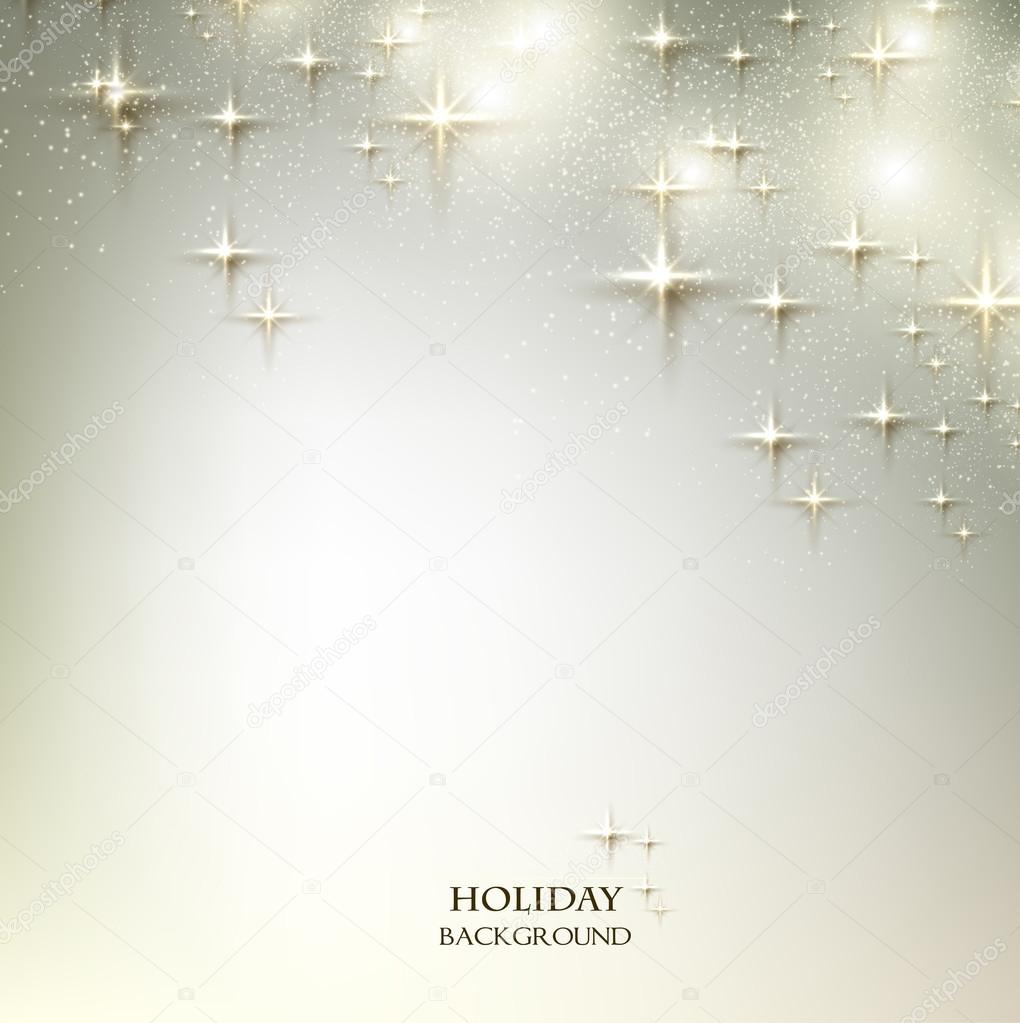 Elegant Christmas background with stars