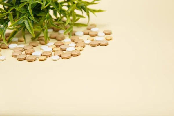 Una Foto Diversi Farmaci Compresse Pillole Mediche — Foto Stock