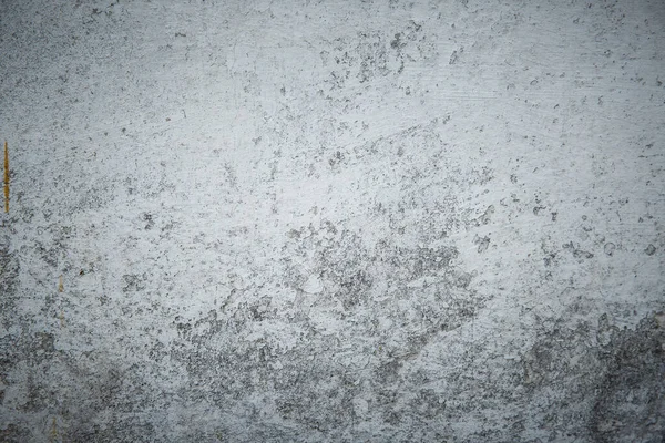 Pared Vieja Gris Blanca Con Yeso Dañado Mal Estado Fondo — Foto de Stock