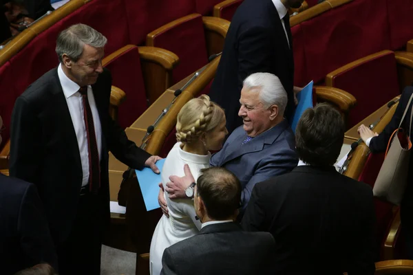 Tymošenko ukrajinský parlament, 27 listopadu 2014, Kyjev, Ukrajina — Stock fotografie