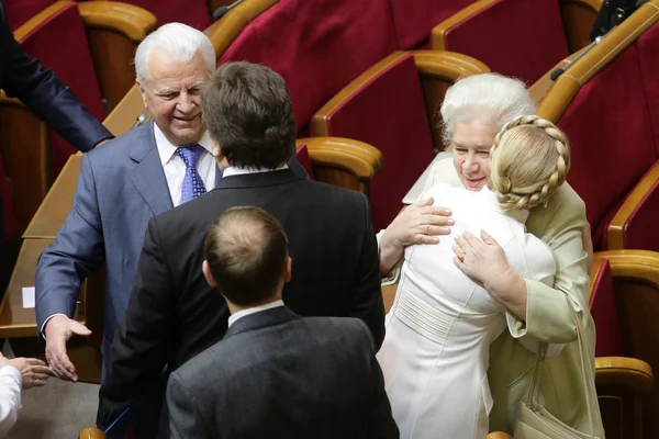 Yulia Tymoshenko al parlamento ucraino, 27 novembre 2014, Kiev, Ucraina . — Foto Stock