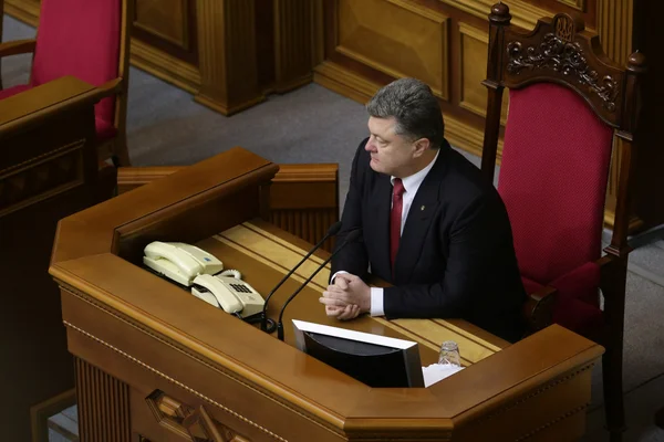 ウクライナ石油 Poroshenko 2014 年 11 月 27 日の大統領 — ストック写真