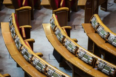 Ukrayna Parlamentosu oturum Salonu.