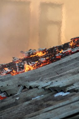  108 Frolovska bir depoda yangın