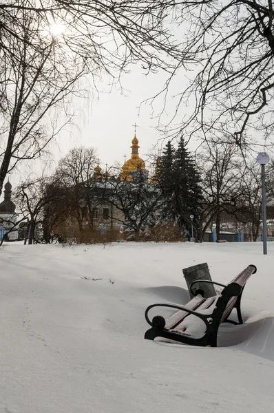 Snow-covered landscape — Stock Photo, Image