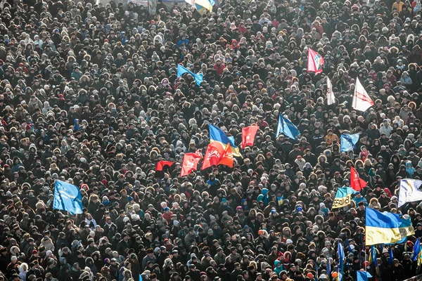 Antyrządowe protesty na Ukrainie — Zdjęcie stockowe