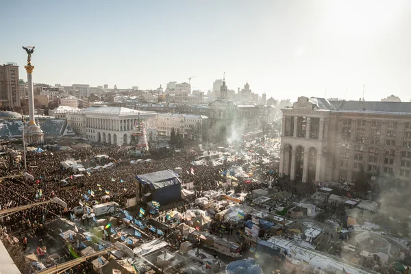 Antyrządowe protesty na Ukrainie — Zdjęcie stockowe