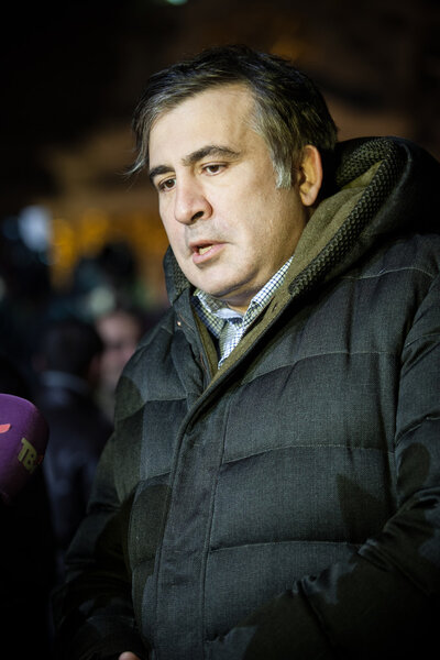 Former President of Georgia Mikheil Saakashvili 