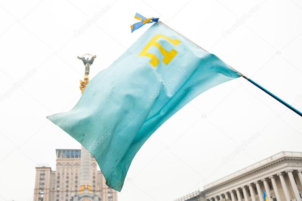 Crimean Tatar the national flag