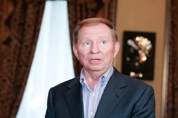 Ex Presidente de Ucrania Leonid Kuchma — Foto de Stock