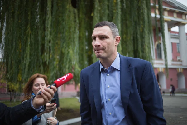 Kiev'ın şu anki belediye başkanı Vitali Klitschko — Stok fotoğraf