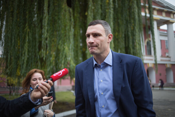 Kiev's current mayor   Vitali Klitschko