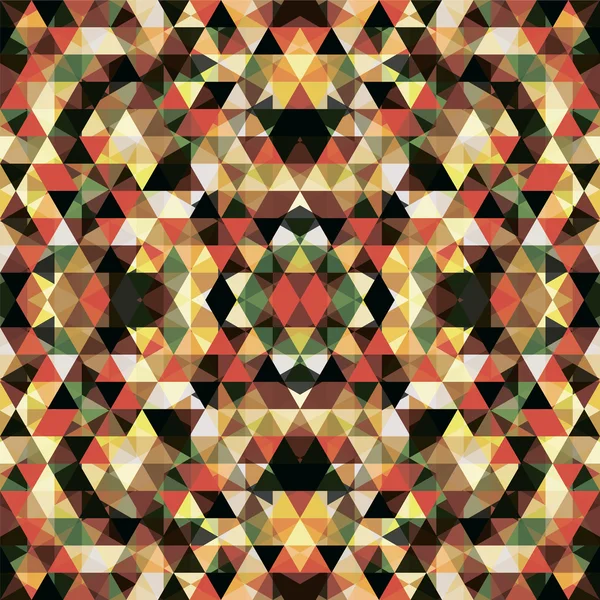 Мозаїчний візерунок трикутників — стоковий вектор
