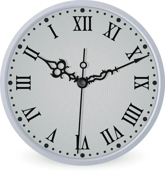Staré hodiny izolované — Stockový vektor