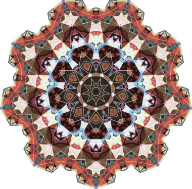 Üçgen süs yuvarlak dantel