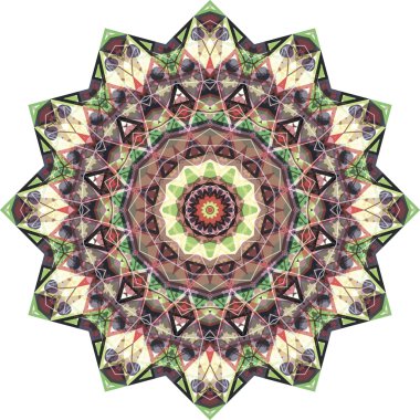 Üçgen süs yuvarlak dantel