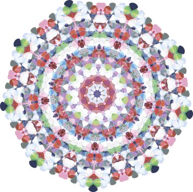 Üçgen süs yuvarlak dantel