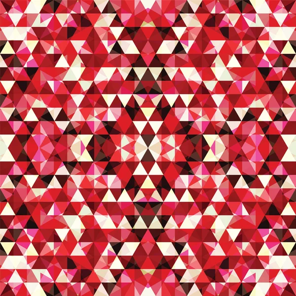 Треугольный красный мозаичный фон — стоковый вектор