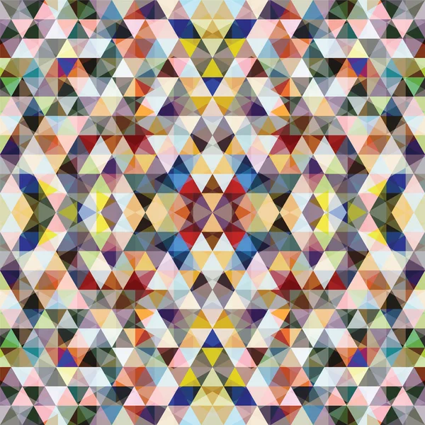 Triangolare sfondo mosaico colorato — Vettoriale Stock