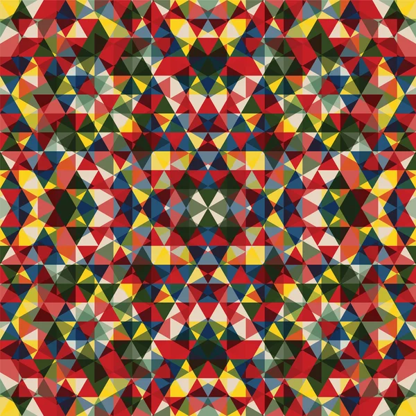 Fondo de mosaico colorido triangular — Archivo Imágenes Vectoriales