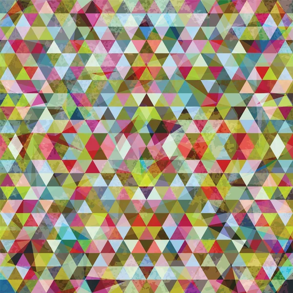 Fondo de mosaico colorido triangular — Archivo Imágenes Vectoriales