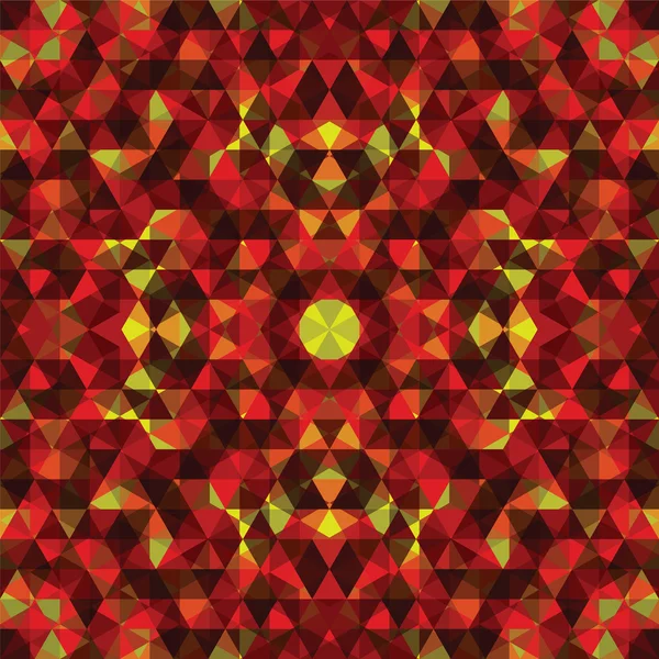 Fondo de mosaico colorido triangular — Vector de stock