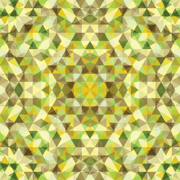 Triangolare sfondo mosaico verde — Vettoriale Stock