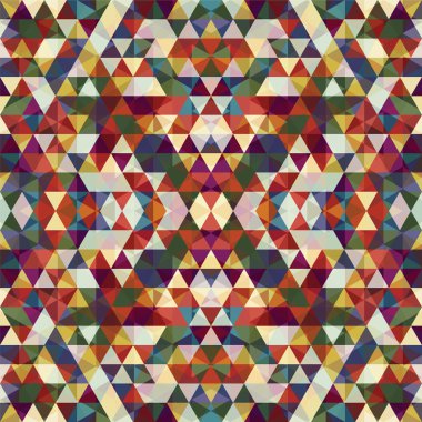 Üçgen renkli mozaik arka plan