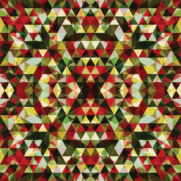 Fondo de mosaico colorido triangular — Vector de stock