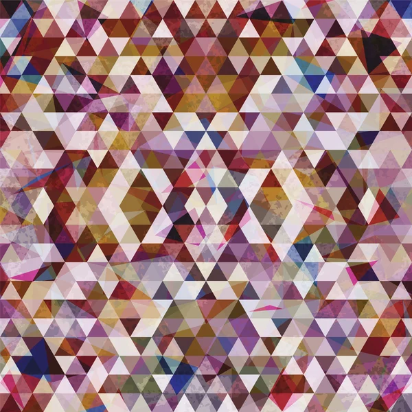 Mosaico triangular púrpura fondo — Vector de stock