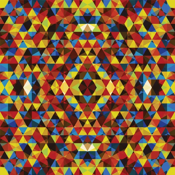 Fondo de mosaico colorido triangular — Archivo Imágenes Vectoriales