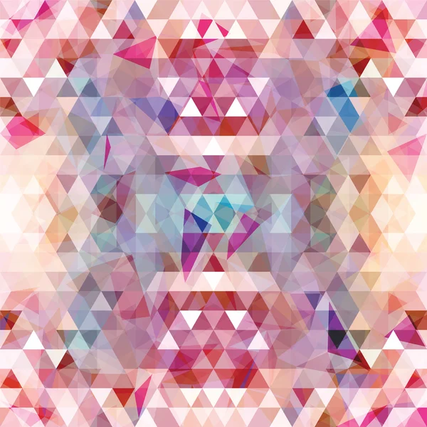 Mosaico triangular púrpura fondo — Vector de stock