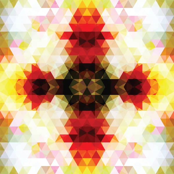 Triangulaire fond de mosaïque colorée — Image vectorielle