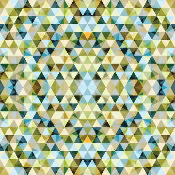 Fondo de mosaico verde triangular — Vector de stock
