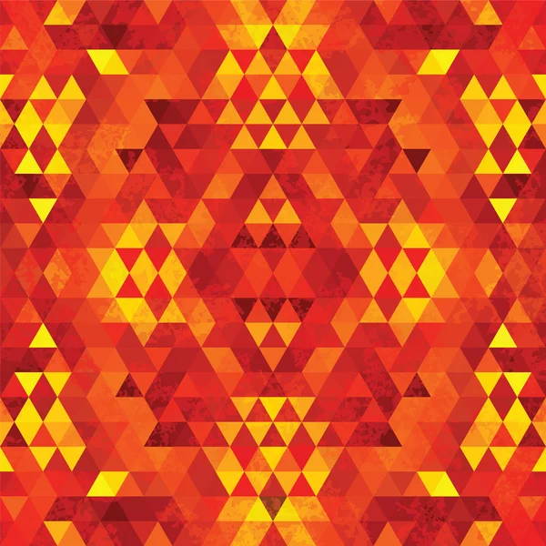 Τριγωνικό μωσαϊκό πορτοκαλί φόντο — Διανυσματικό Αρχείο