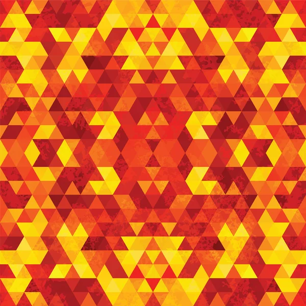 Трикутний мозаїчний помаранчевий фон — стоковий вектор