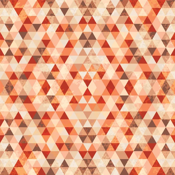 Fondo naranja mosaico triangular — Vector de stock